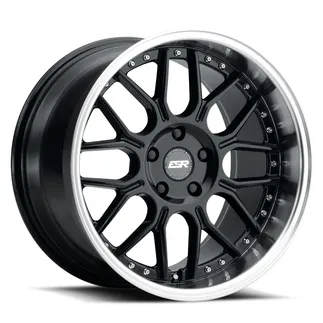 ESR CS18 18x9.5 ET BLANK (BLANK / 72.56) - Gloss Black Machine Lip
